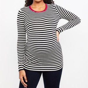 CREW NECK MATERNITY SWEATER
